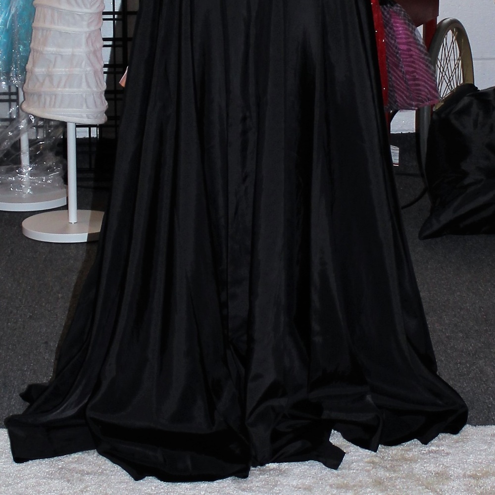 PROM dress Black Dress with rhinestones - Picture 6 of 7
